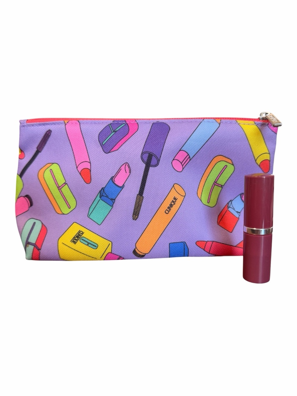 Clinique Love Pop #13 and Makeup bag